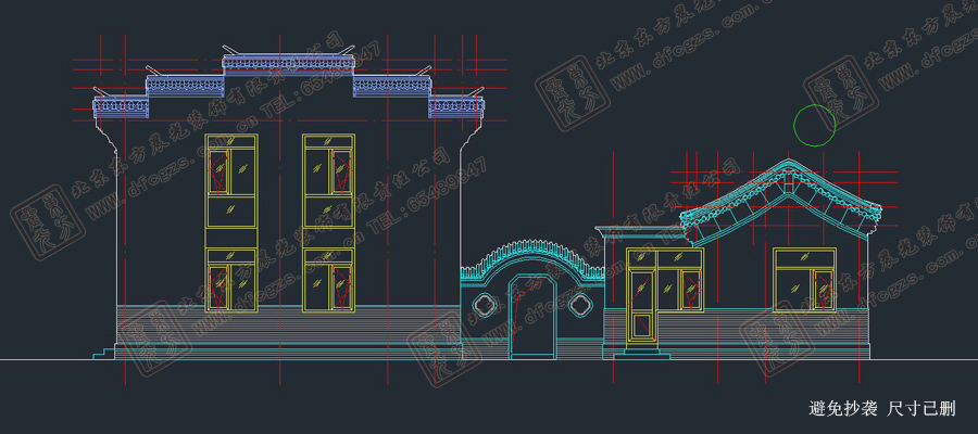 徽派中式建筑設計