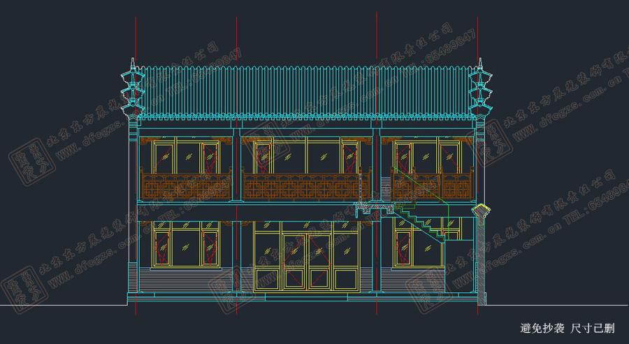 徽派中式建筑設計