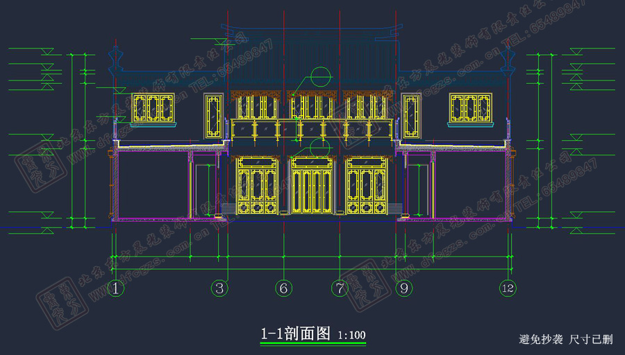 徽派農村中式建筑設計案例