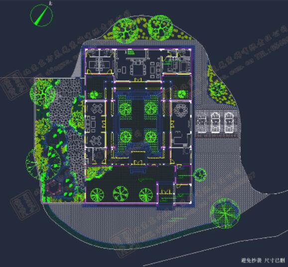 農村二進中式宅院設計案例